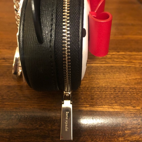 NWT-Disney x Kate Spade-Minnie Mouse Ears & Red Bow-Keyfob/Coin Purse-$129: - Picture 4 of 12